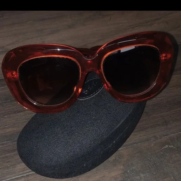 SEE Eyewear ITALY Orange Sunglasses 9240 - Picture 4 of 8